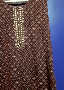 Mauve Colour Kurti Combo