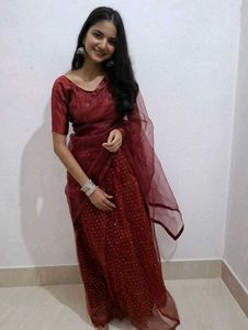 Glitter Maroon Lehenga Choli✨️🌷