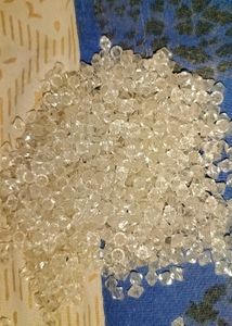 Transparent White Bicone Crystal 🔮