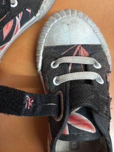 Cutewalk Velcro Black Shoes