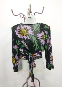 Floral Tie Waist Top