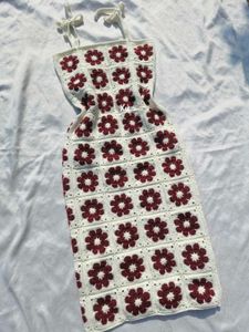 Crochet African Flower Grannysquare Dress