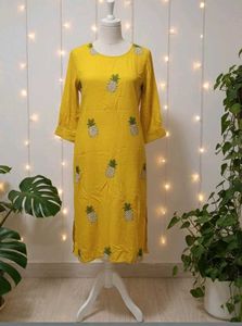 Yellow Pineapple Dress
