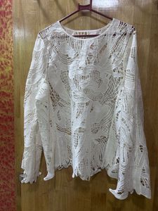 Lace Blouse - White