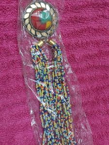 Combo Multicolored Trendy Beads Necklace + Ring