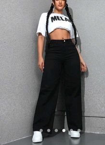 Flared Jet Black Jeans