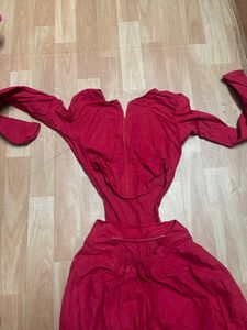 Red Jumpsuit, No Return Or Refund
