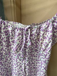 Floral  Lavender Mini Dress