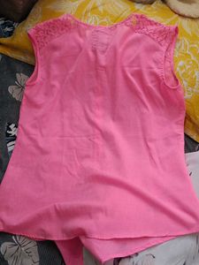 Pink Lace Top