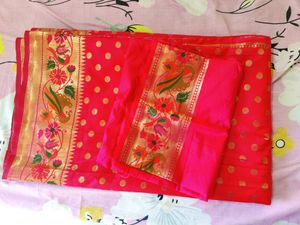 Paithani Design Border Saree