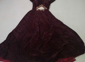 ethnic Cut Work Gown