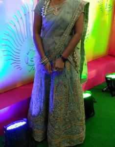 Elegant Embroidered Indian Lehenga
