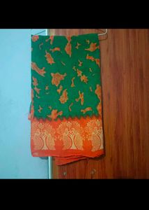 🦚🧡💚 Modern Look Saree