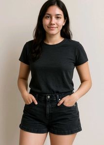 Women Black Shorts