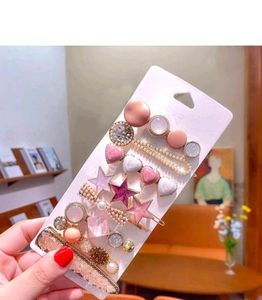 8 Pics Korean Style Hair Clip Set