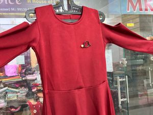 Red Fit &amp; Flare Dress