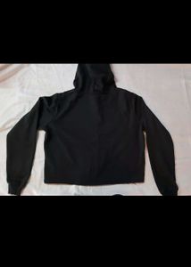 Sassafras Black Hoodie/Sweatshirt  from Myntra