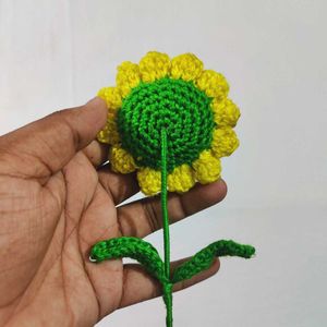 Handmade Crochet Sunflower