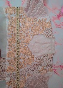 grey side cut kurti