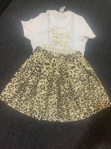 New Leopard Print Mini skirt