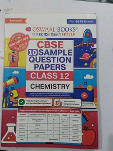 Class 12 Sample Paper Oswaal Chemistry