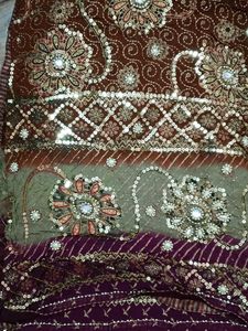 Embroidered Floral Saree