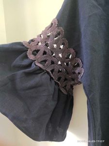 Navy Blue Cotton Top - 38 - M/L