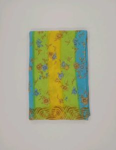 Elegant Floral Print Saree