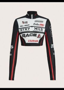 Racer Style Crop Top