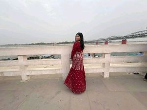 Elegant Red Ethnic Gown