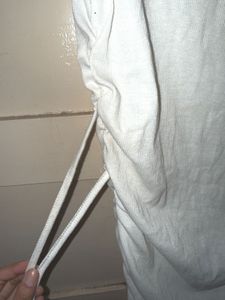 URBANIC White Ruched Sleeveless Dress