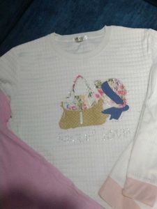 Cute Girls&#39; T-Shirt Bundle - Size Unknown