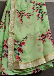 New Saree With Blouse
