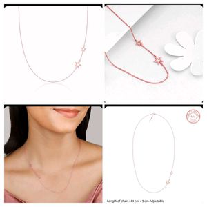 Giva Rose Gold Star Crossed Lovers Necklace