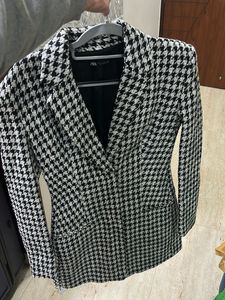 Houndstooth Blazer Dress