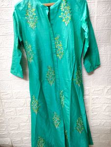 🎊🥳Buy One Get 1 Free🥳🎊Elegant Green Kurta Set