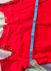 Red Long Gown(Size&#34;XS&#34;)