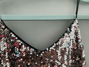 Sparkling Sequin Crop Top