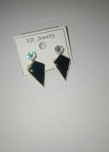Geometric Drop Korean Earrings