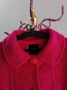 Pink Buttoned Coat