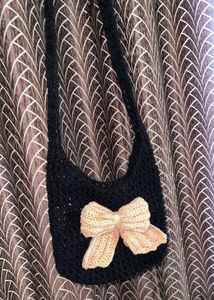 Crochet Bow Handbag