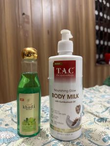 Khadi oil & TAC Body Care Set (New…unused)