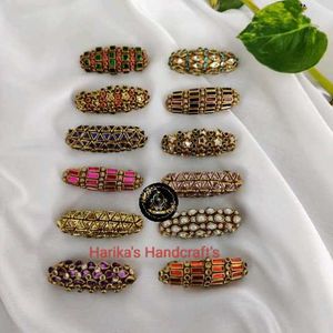 Beautiful silk thread saree pins one piece