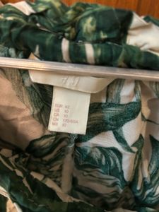 Palm Print Pants