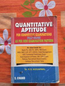 Quantitative Aptitude Book