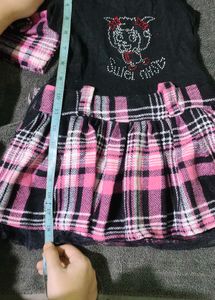Pink Plaid Girls Outfit