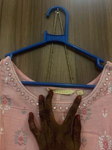 Cute Peach Kurta From Avaasa