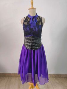 Lace & Chiffon Corset Dress