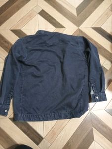 grey denim mens jacket