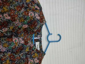 Floral Print Midi Dress 36-40 waist stretchy